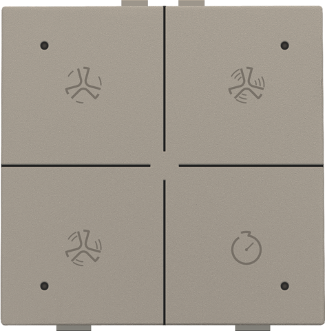 Commande de ventilation avec led pour niko home control Niko Home Control