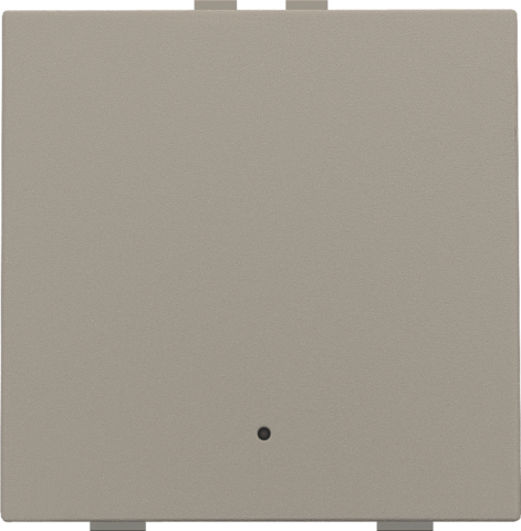 Bouton-poussoir simple avec led et capteurs de confort Niko Home Control