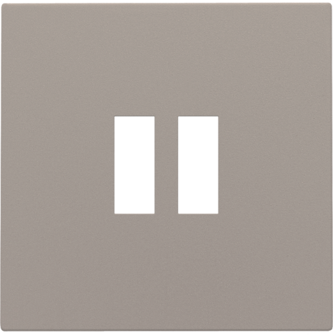 [NK123-68001] Set de finition double chargeur usb-a Niko Pure