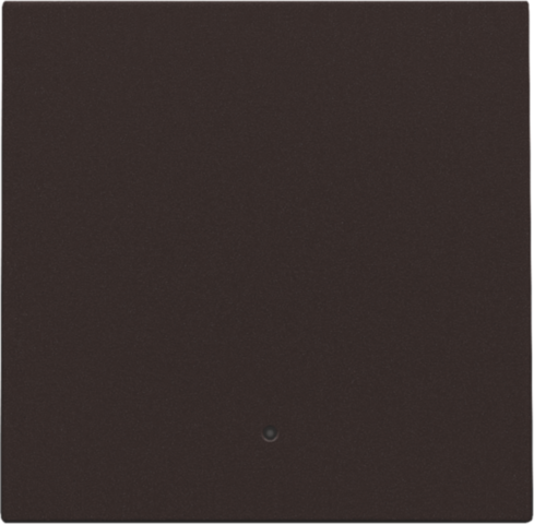 Set de finition avec lentille pour interrupteur/bouton électron. dark brown coated Niko Home Control