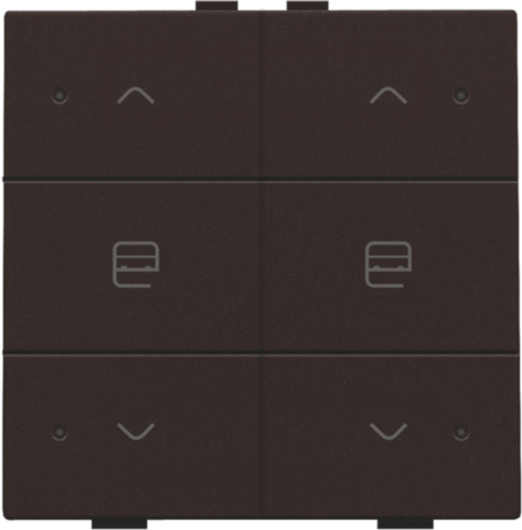 Commande de moteur double avec led pour niko home control Niko Home Control