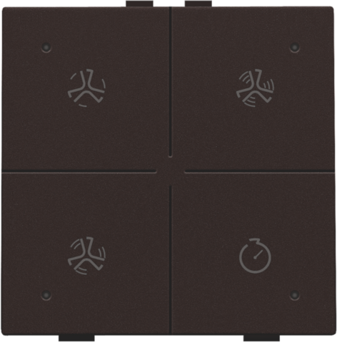 Commande de ventilation avec led pour niko home control Niko Home Control