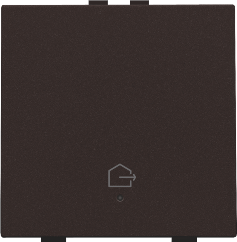 Bouton-poussoir simple avec led, capteurs de confort et symbole Niko Home Control