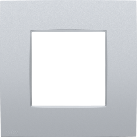 [NK132-76100] Plaque de recouvrement simple sterling coated Niko Intense