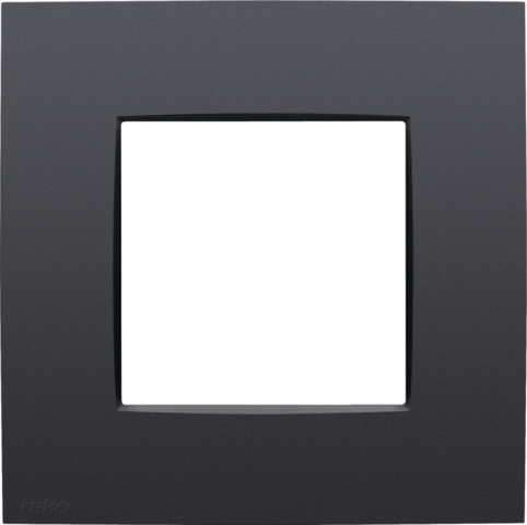 [NK133-76100] Plaque de recouvrement simple anthracite coated Niko Intense