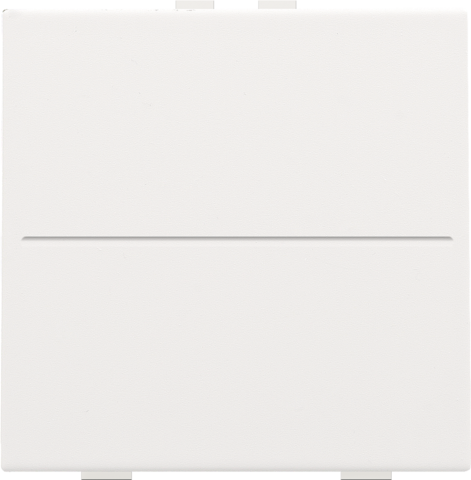 Touche simp. interrupteur/bouton-poussoir sans fil à 2 commandes white coated steel white coated Niko Home Control