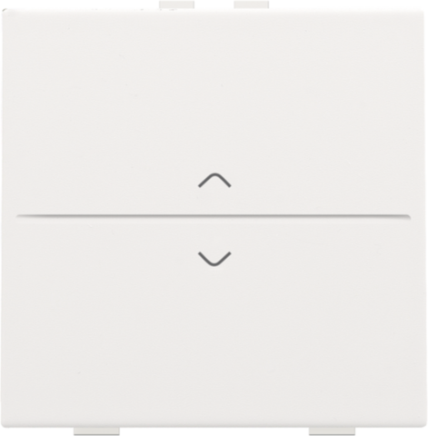Touche simp. flèches pr interrupteur/bouton sans fil, 2 contacts white coated steel white coated Niko Home Control