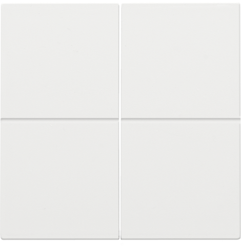 Clé double, pour variateur sans fil steel white coated Niko Pure