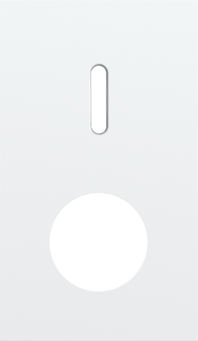 Plaque dbl v60 pr commut smpl + prise,niko rocker steel white coated Niko Rocker