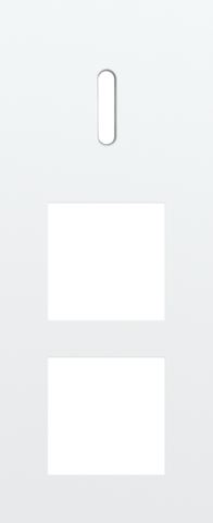 Plaque trpl v60 pr commut smpl + 2 fct,niko rocker steel white coated Niko Rocker