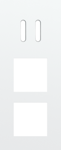 Plaque trpl v60 pr commut dbl + 2 fct,niko rocker steel white coated Niko Rocker