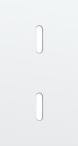 Plaque dbl v71 pr 2 commut smpl,niko rocker steel white coated Niko Rocker