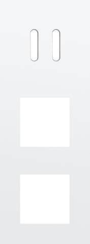 Plaque trpl v71 pr commut dbl + 2 fct,niko rocker steel white coated Niko Rocker