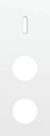 [NK154-56957] Plaque trpl v71 pr commut smpl + 2 prises,niko rocker steel white coated Niko Rocker