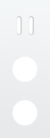 Plaque trpl v71 pr commut dbl + 2 prises,niko rocker steel white coated Niko Rocker