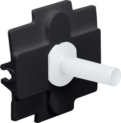 Niko toggle pour des fonctions d'interrupteur simple steel white coated Niko Toggle