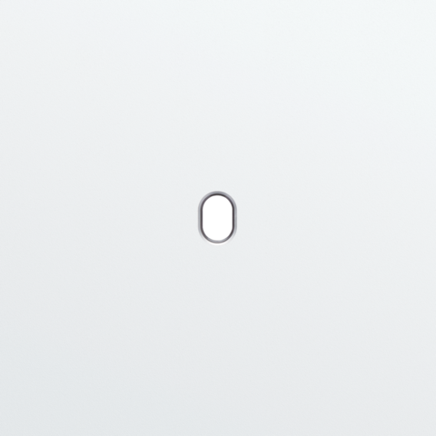 Plaque smpl pr 1 commut smpl,niko toggle steel white coated Niko Toggle