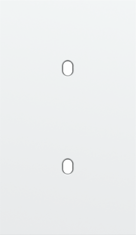 Plaque dbl v60 pr 2 commut smpl,niko toggle steel white coated Niko Toggle