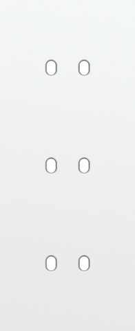 Plaque triple v60 pr 3 commut dbl,niko toggle steel white coated Niko Toggle