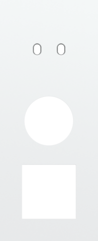 Plaque trpl v60 pr commut dbl + prise,niko toggle steel white coated Niko Toggle