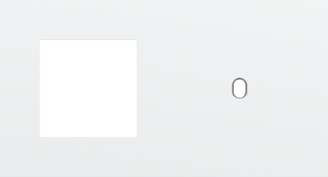 Plaque dbl h71 pr commut smpl + fct,niko toggle steel white coated Niko Toggle