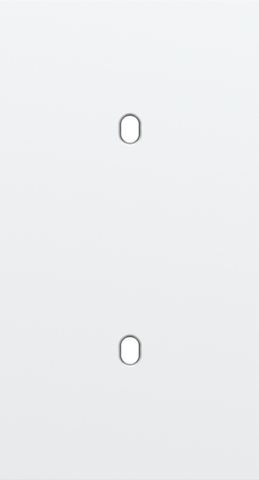 Plaque dbl v71 pr 2 commut smpl,niko toggle steel white coated Niko Toggle