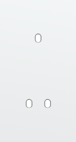 Plaque dbl v71 pr 1 commut smpl + 1 commut dbl,niko toggle steel white coated Niko Toggle