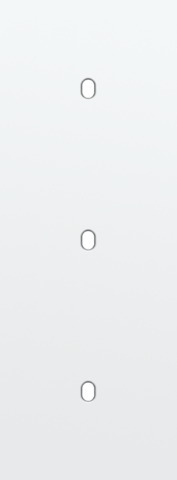 Plaque triple v71 pr 3 commut smpl,niko toggle steel white coated Niko Toggle