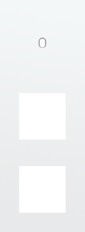 Plaque trpl v71 pr commut smpl + fct,niko toggle steel white coated Niko Toggle