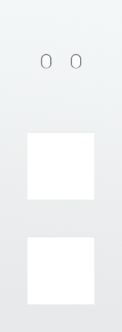 Plaque trpl v71 pr commut dbl + fct,niko toggle steel white coated Niko Toggle