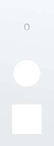 Plaque trpl v71 pr commut smpl + prise,niko toggle steel white coated Niko Toggle