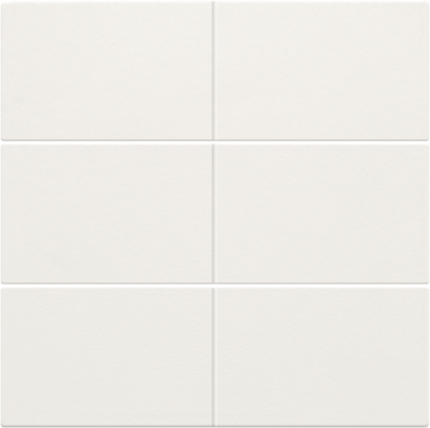 Set de finition bouton-pouss. sextuple, libre de potentiel 24v steel white coated Niko Pure