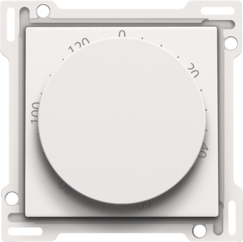 Set de finition minuterie réglable jusqu'a 120 min. steel white coated Niko Pure