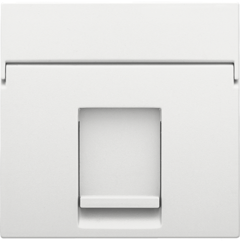 Enjoliveur data 1x rj steel white coated Niko Pure