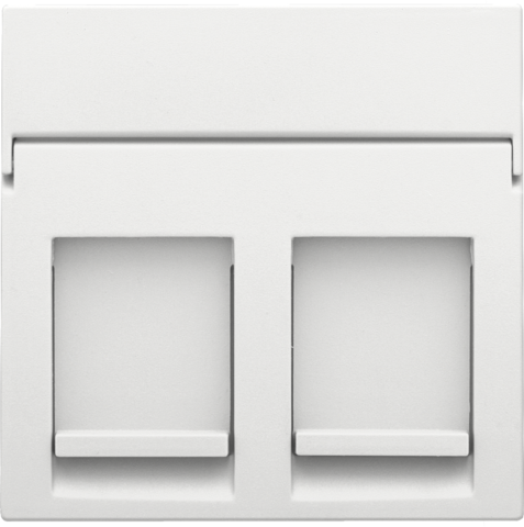 Enjoliveur data 2x rj steel white coated Niko Pure