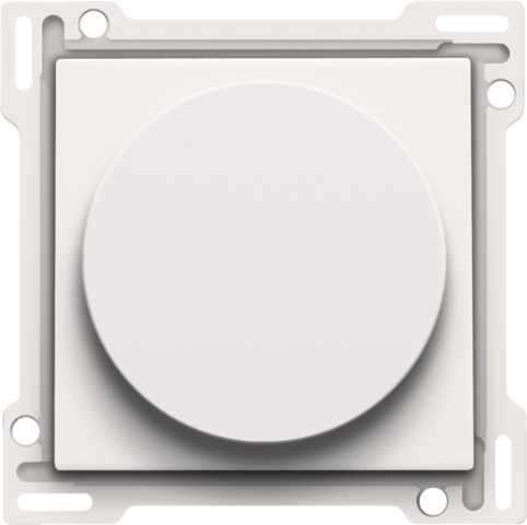 Set de finition 1-0-2 pour interrupteur rotatif pour moteurs steel white coated Niko Pure