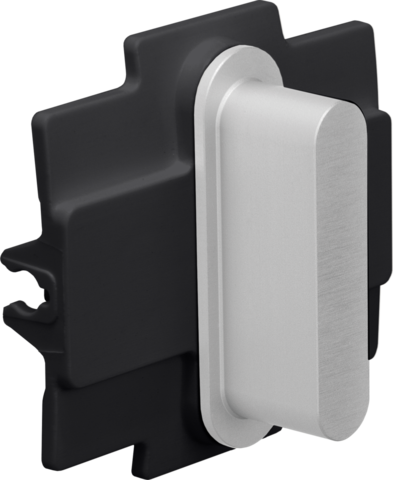 Niko rocker pour des fonctions d'interrupteur simple alu grey brushed Niko Rocker