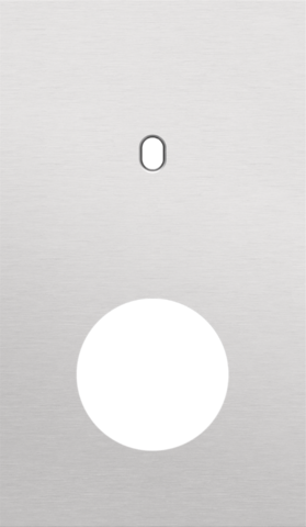 Plaque dbl v60 pr commut smpl + prise,niko toggle alu grey brushed Niko Toggle