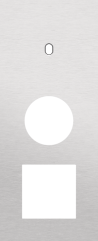 Plaque trpl v60 pr commut smpl + prise,niko toggle alu grey brushed Niko Toggle