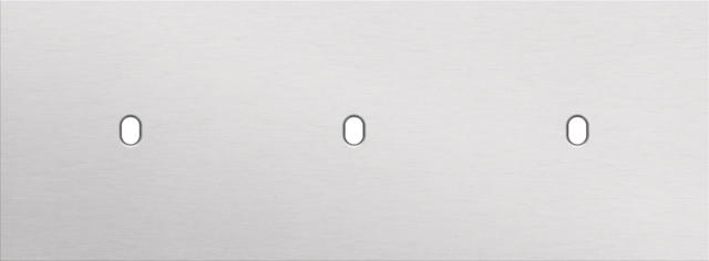 Plaque trpl h71 pr 3 commut smpl,niko toggle alu grey brushed Niko Toggle