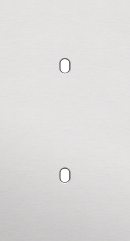 Plaque dbl v71 pr 2 commut smpl,niko toggle alu grey brushed Niko Toggle