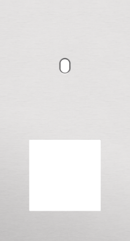 Plaque dbl v71 pr commut smpl + fct,niko toggle alu grey brushed Niko Toggle