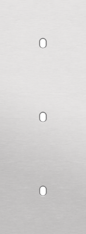 Plaque triple v71 pr 3 commut smpl,niko toggle alu grey brushed Niko Toggle