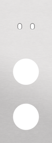 Plaque trpl v71 pr commut dbl + 2 prises,niko toggle alu grey brushed Niko Toggle