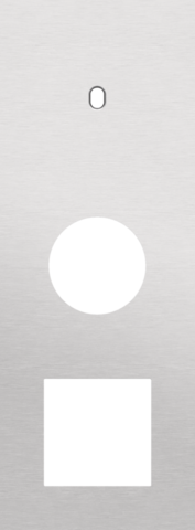 Plaque trpl v71 pr commut smpl + prise,niko toggle alu grey brushed Niko Toggle