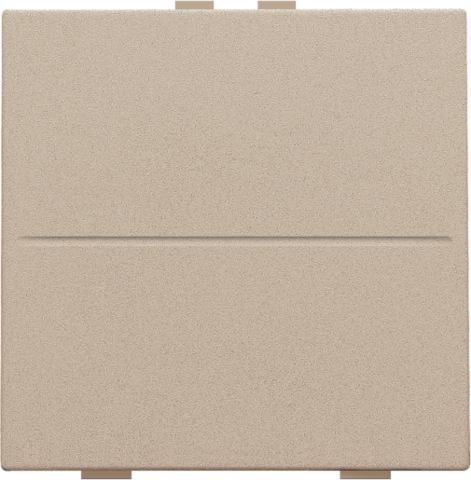 Touche simp. interrupteur/bouton-poussoir sans fil à 2 commandes champagne coated Niko Home Control