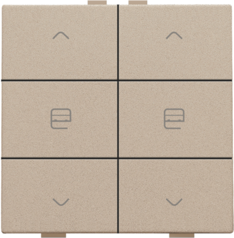 Commande de moteur double pour niko home control Niko Home Control