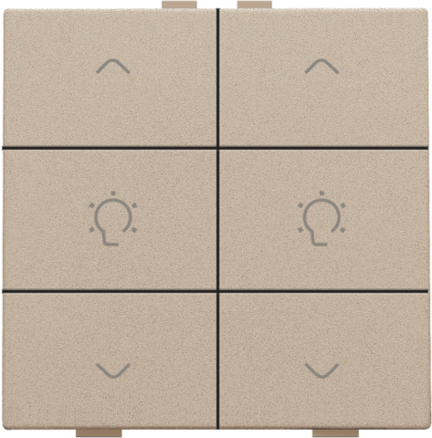 Commande de variateur double pour niko home control Niko Home Control