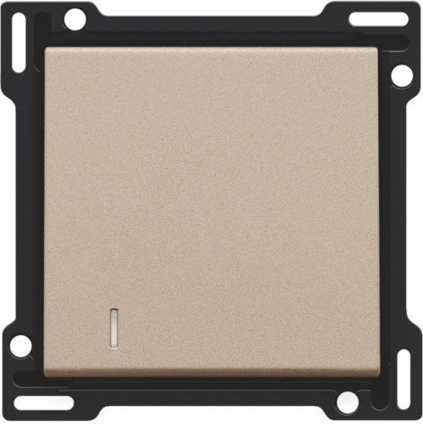 Set de finition avec voyant pr interrupteur/bouton-pouss. simple