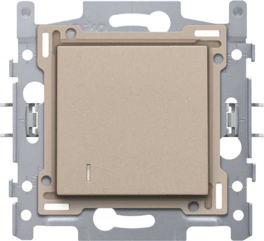 Interrupteur pour cartes d'hôtel 10a, assemblé, connexion rapide champagne coated